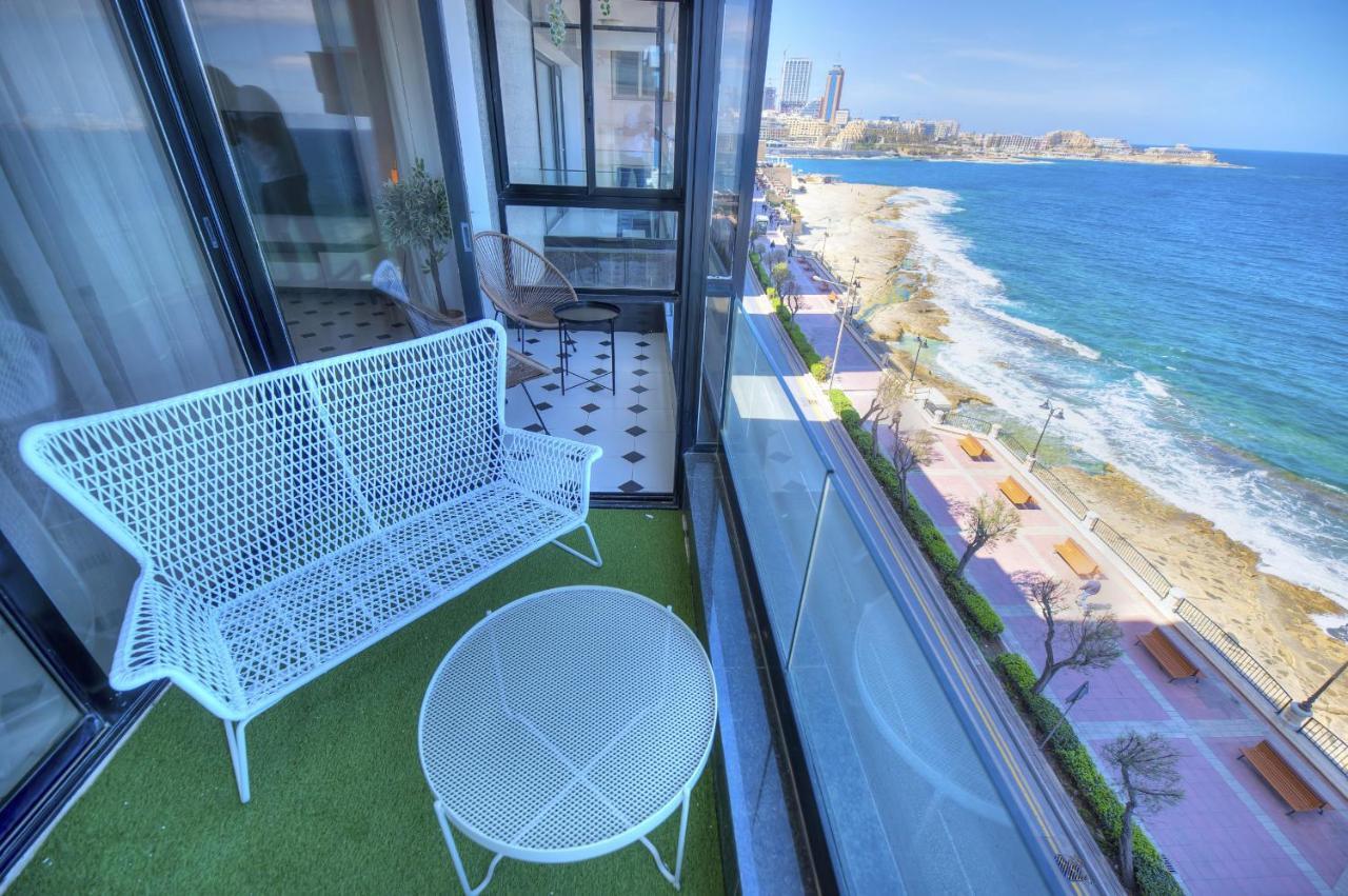 Beautifully Furnished Seafront 4 Bedrooms Goslm-4 Sliema Eksteriør bilde